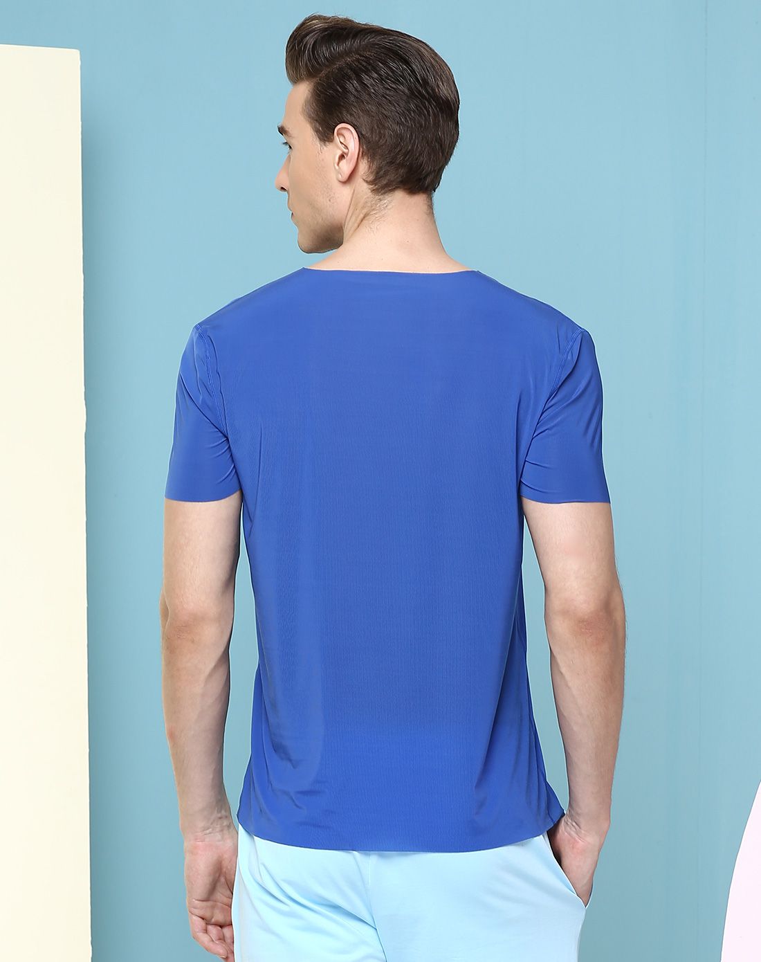 dv美国杜邦锦纶无痕速干排汗运动时尚短袖