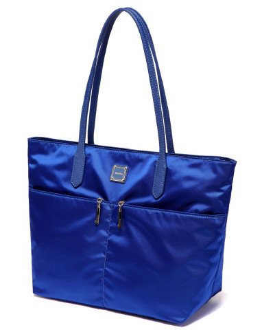 女款电光蓝色时尚休闲尼龙单肩包