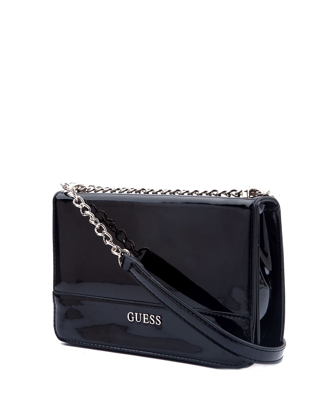 guess女士黑色单肩包