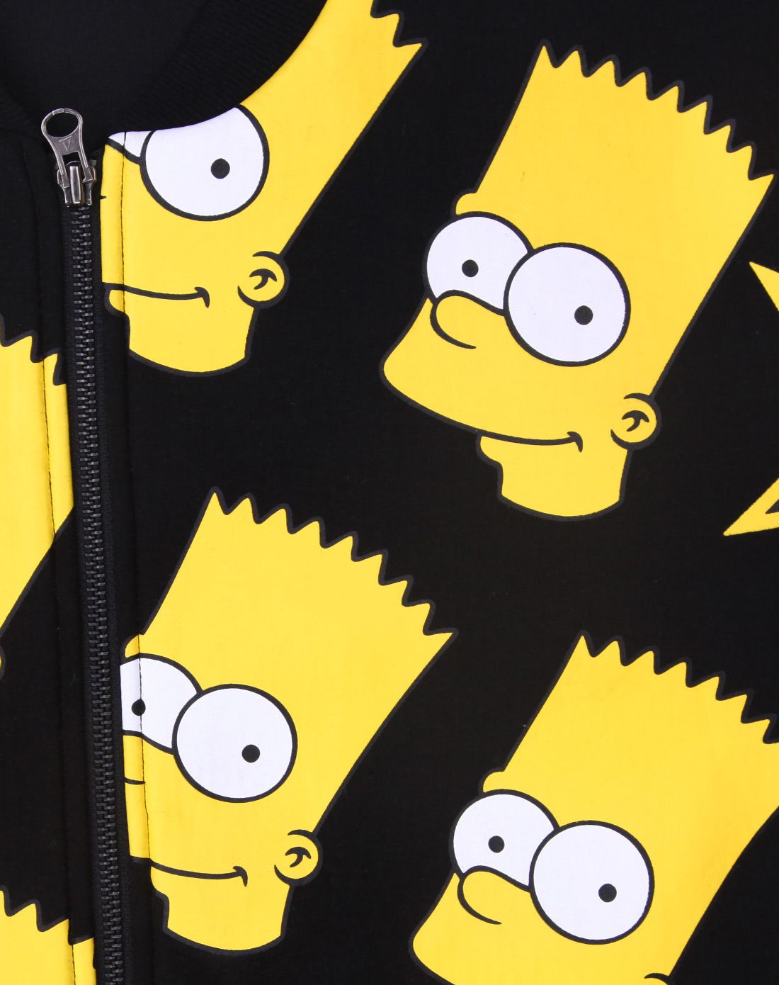 the simpsons辛普森联名系列 男款满印时尚棒球服 黑色