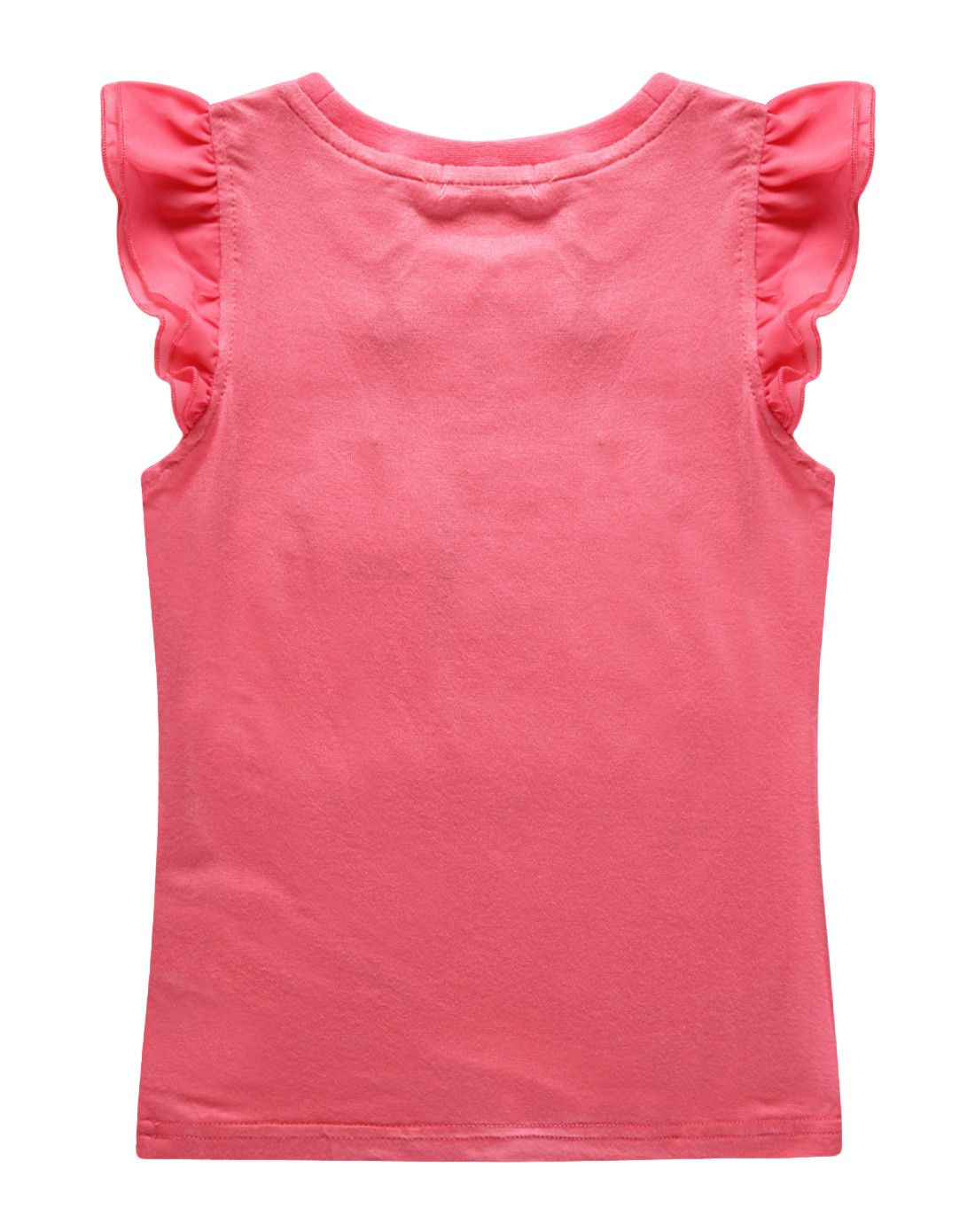 泡泡噜poipoilu女童蜜粉色短袖t恤g1142607345_唯品会