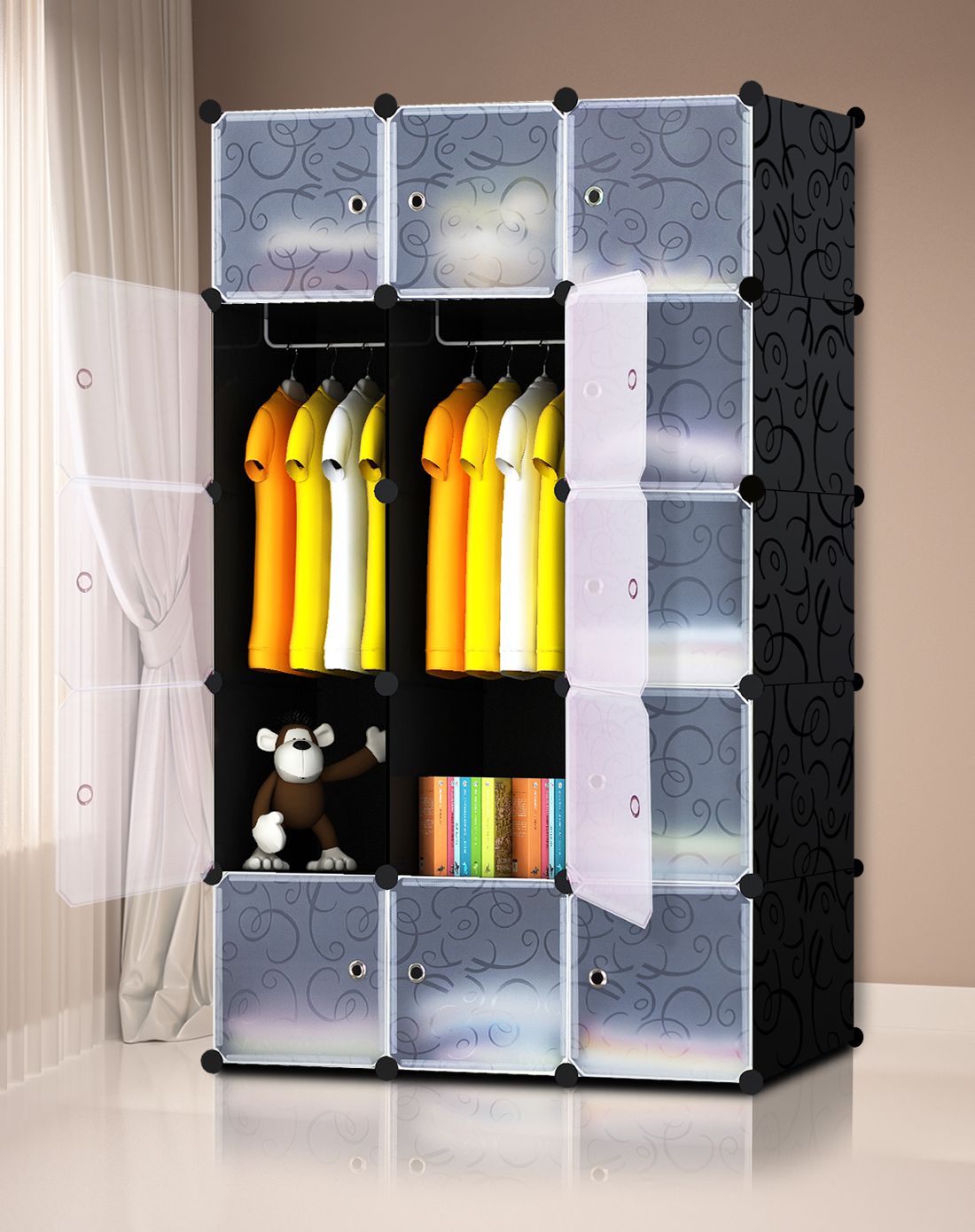 加深款多色可选15格2挂衣柜