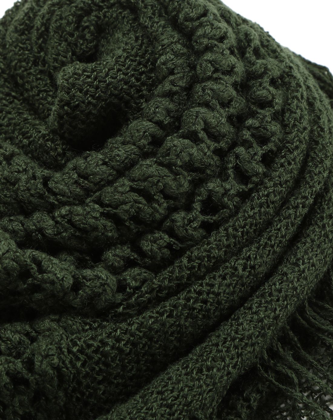 共用款墨绿色简约百搭围脖