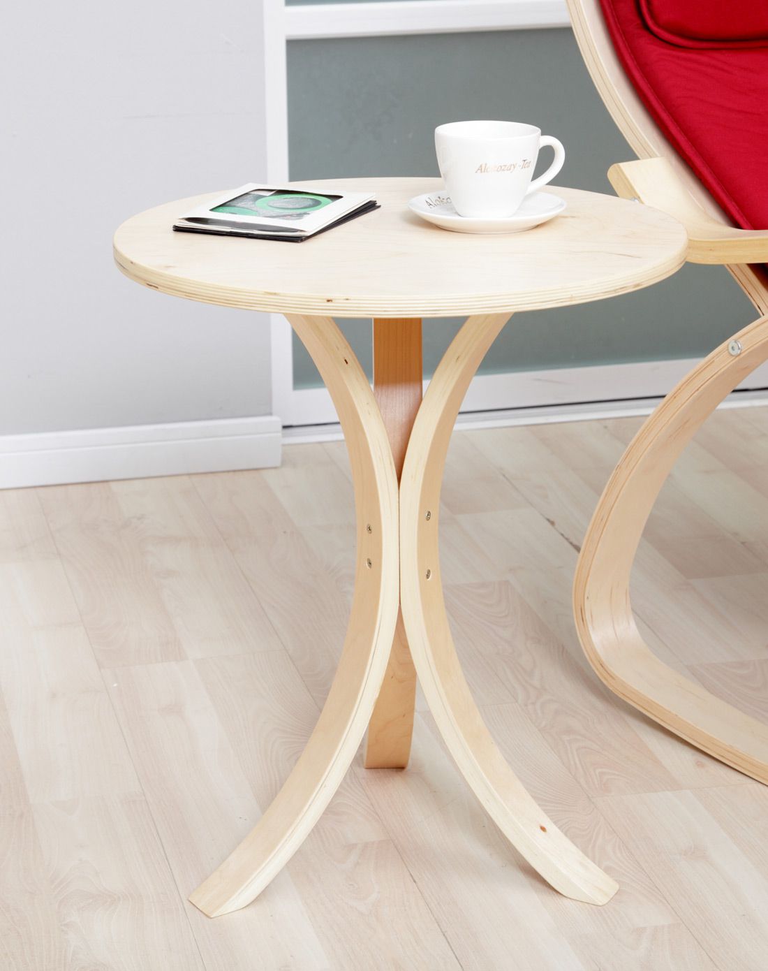 美达斯medas家具专场直发货 美达斯弯曲木茶几 原木色