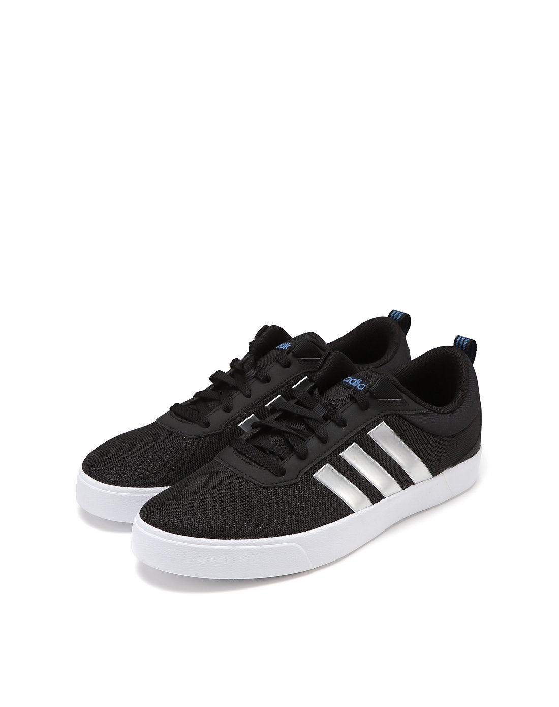 缓震透气 男款黑色休闲运动鞋