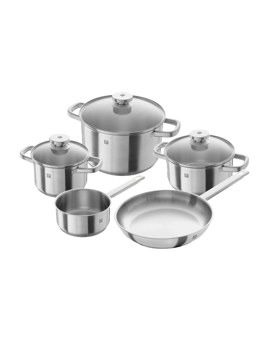 德国双立人百年高端厨具专场德国zwilling 双立人锅具5件套joy系列套