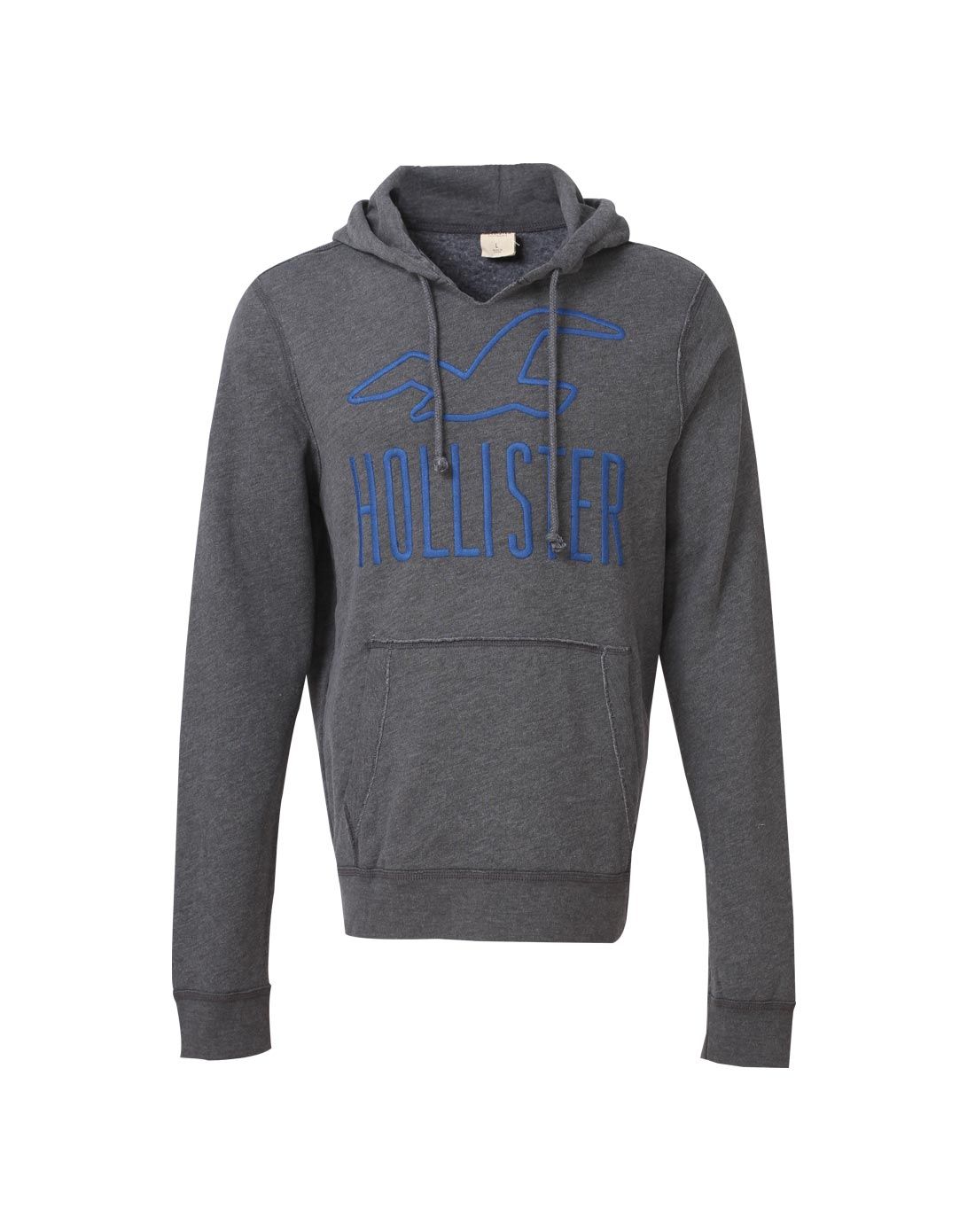 hollister男男款深灰色长袖卫衣3222210195012_唯品会