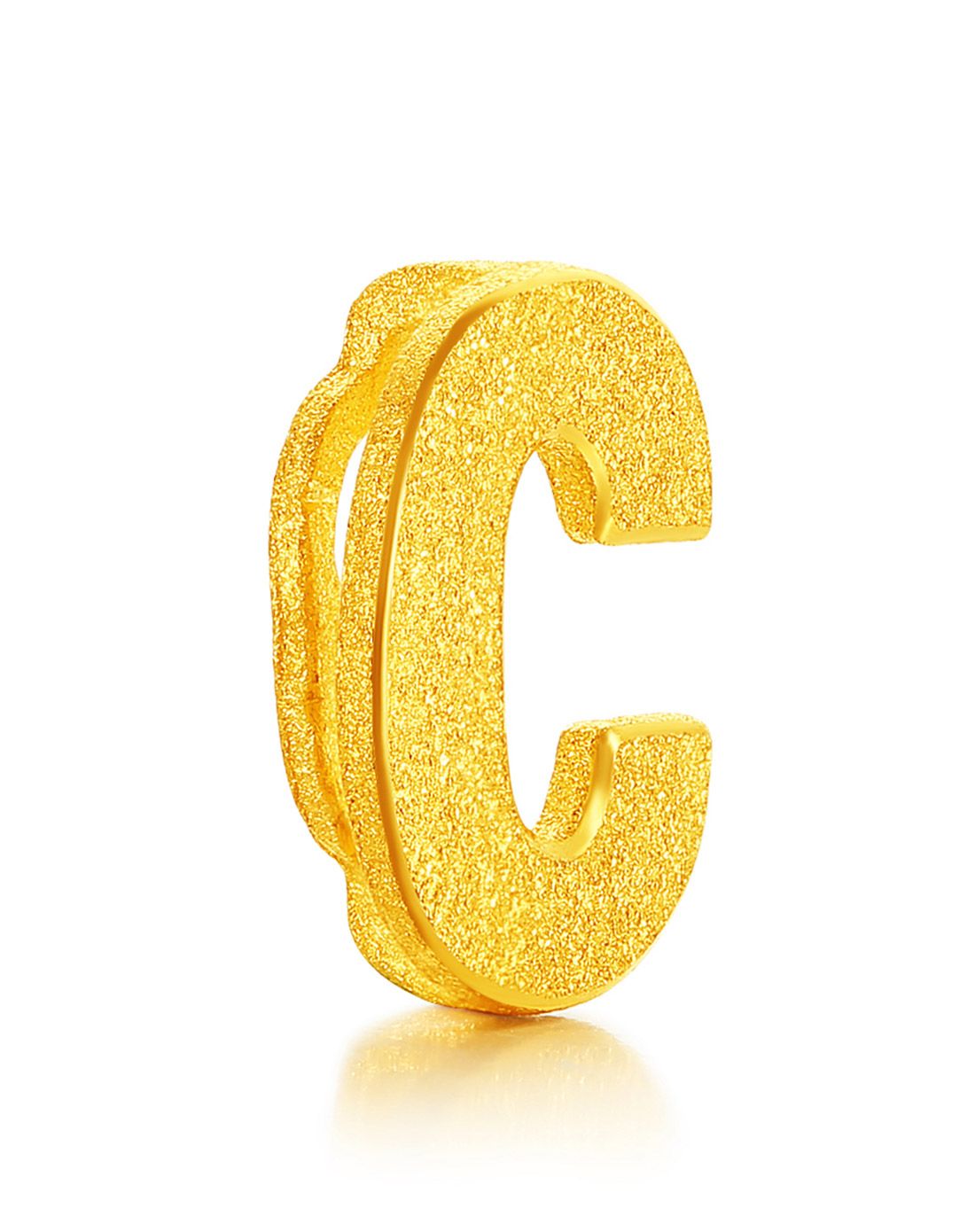 足金字母c吊坠(可diy)