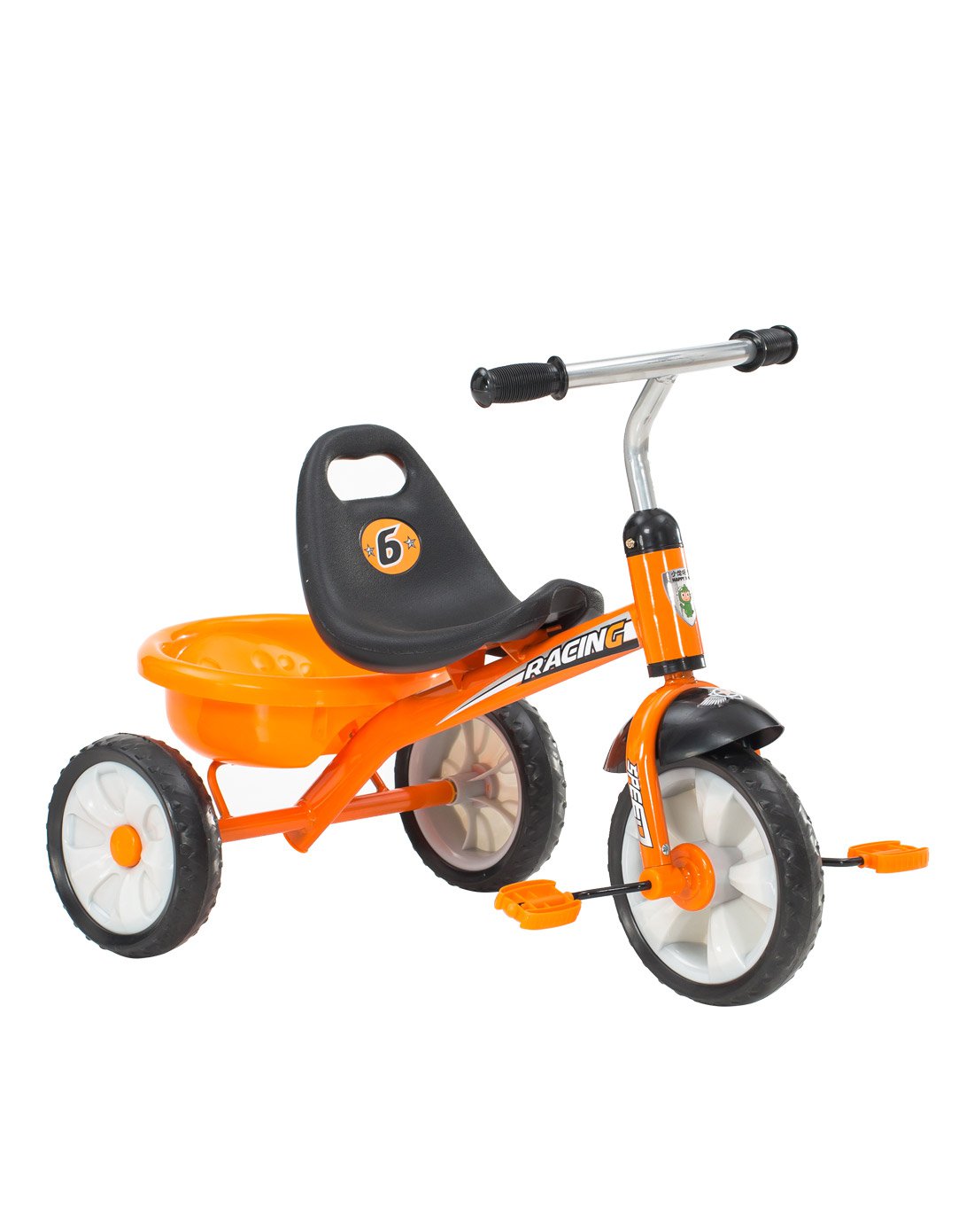 happy dino小龙哈彼推车专场直发货小龙哈彼 欧式儿童三轮车(橙色)lsr