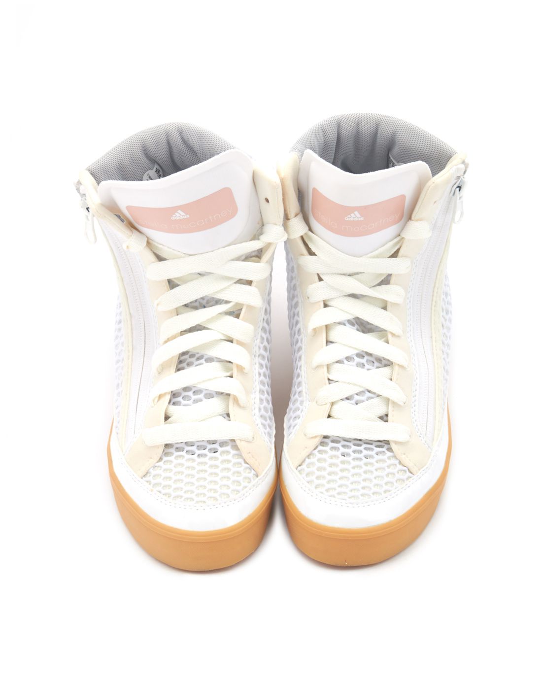 透气运动 女款白色stella训练鞋