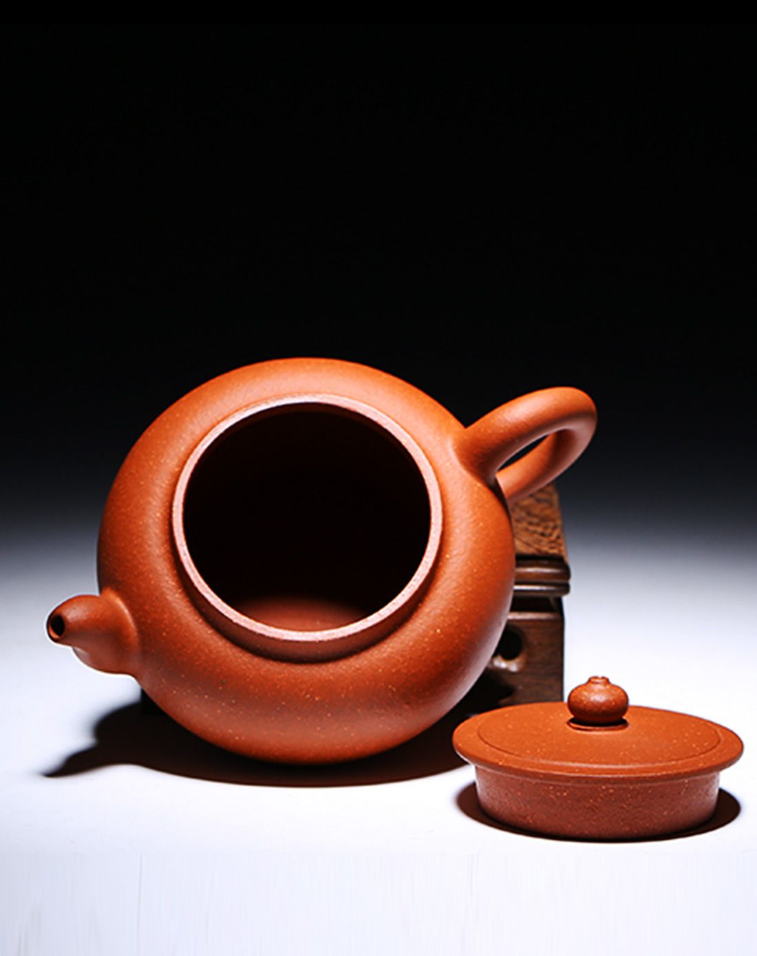 束氏 宜兴名家原矿降坡泥手工汉鼓紫砂壶