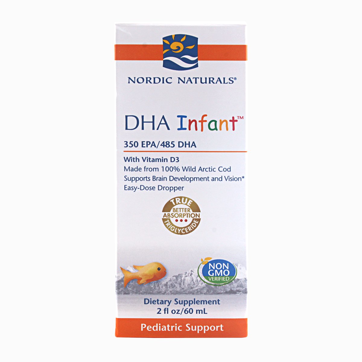 美国nordic naturals挪威小鱼 婴幼儿童鳕鱼肝油 宝宝液体鱼油dha滴剂