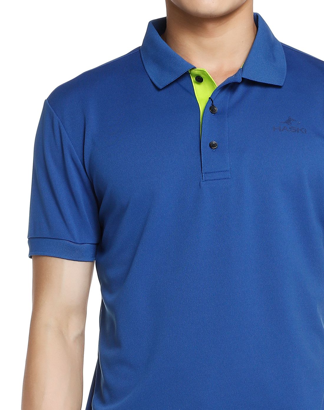 吸湿排汗 男款深蓝色短袖polo衫