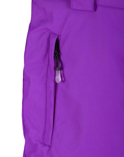 女中大童款紫色背带棉裤 防风保暖