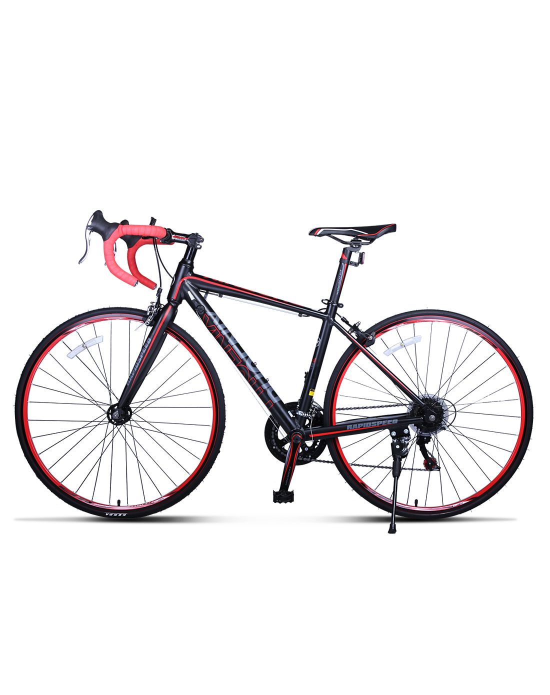 凤凰&永久自行车专场直发货凤凰 中性款黑红700cc公路车 弯把铝架14速