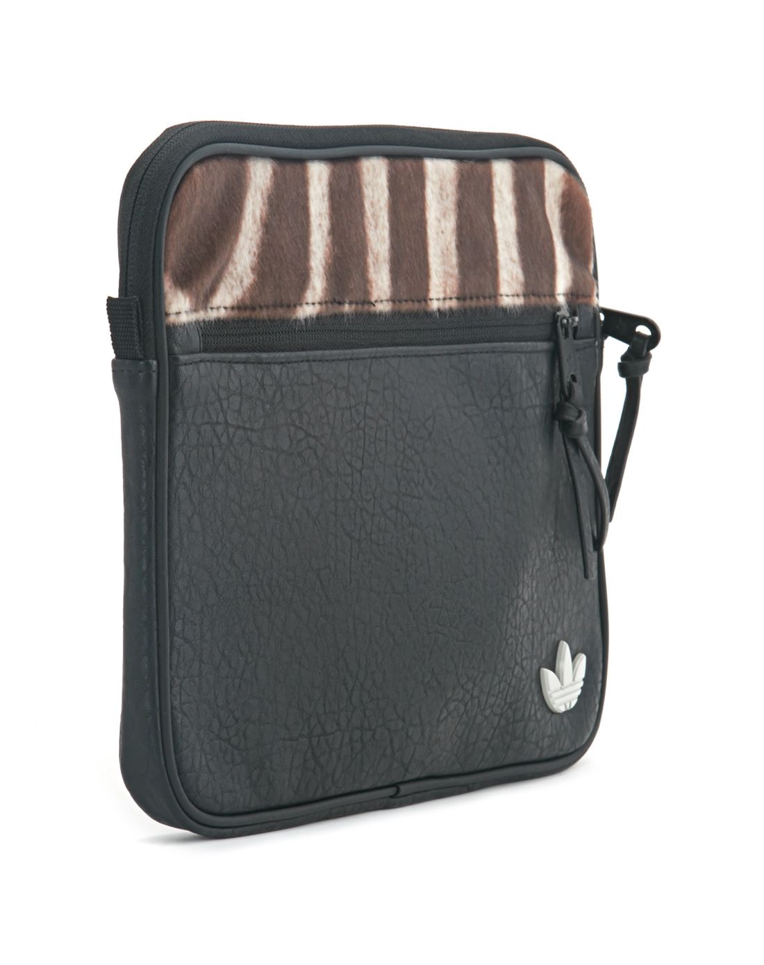 adidas运动趁现在时尚休闲 女款黑色手拿包 三叶草系列m30786_唯品会