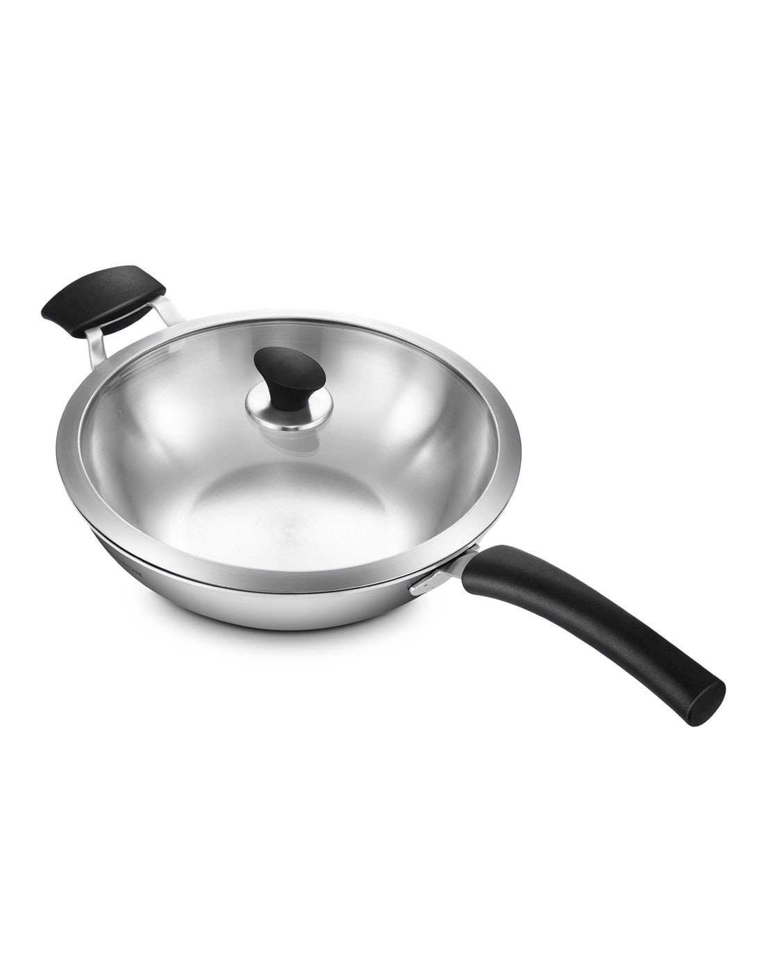 厨具专场serafinozani frankfurt系列-长柄中式不锈钢炒锅30cmfra107