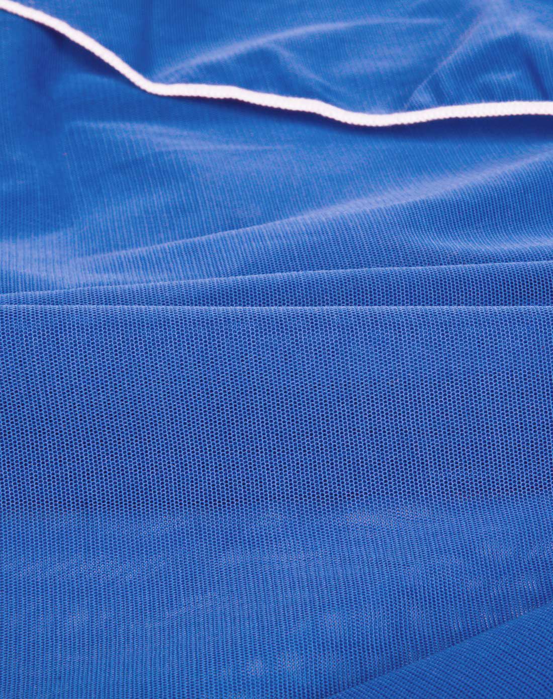 花语纱衣夜幕蓝网纱蕾丝印花性感舒适吊带睡裙