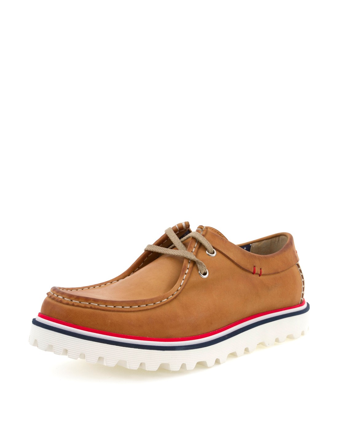 热风hotwind男士棕色彩底休闲鞋71w510902_唯品会