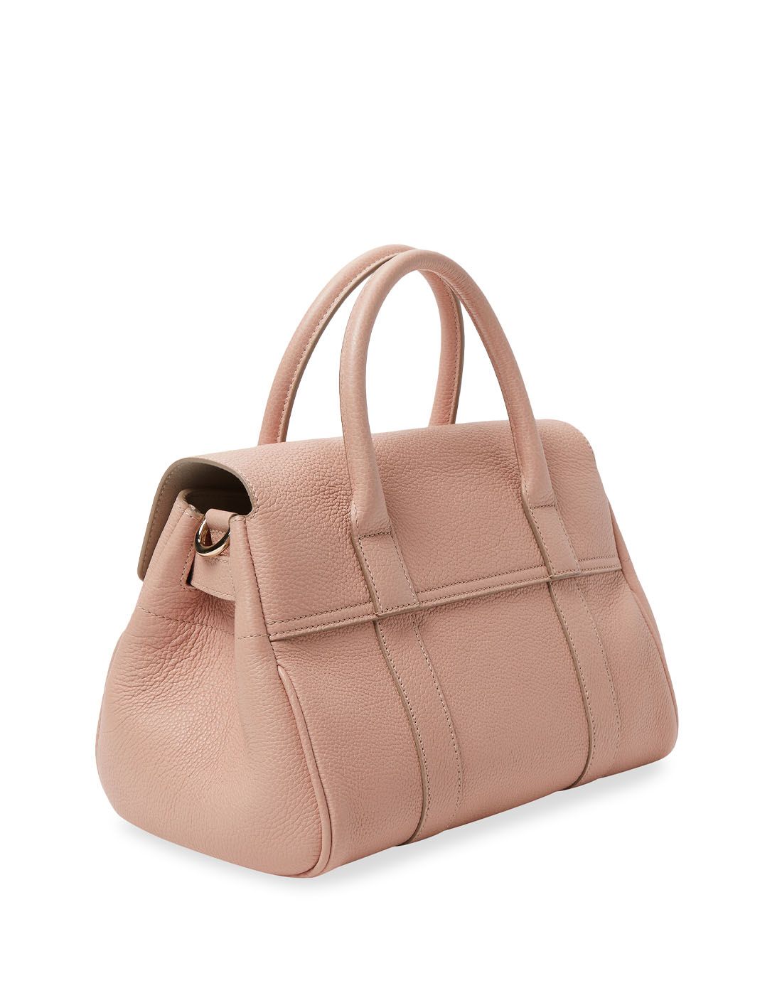 > mulberry 小号粉色粒纹皮革手提斜挎包