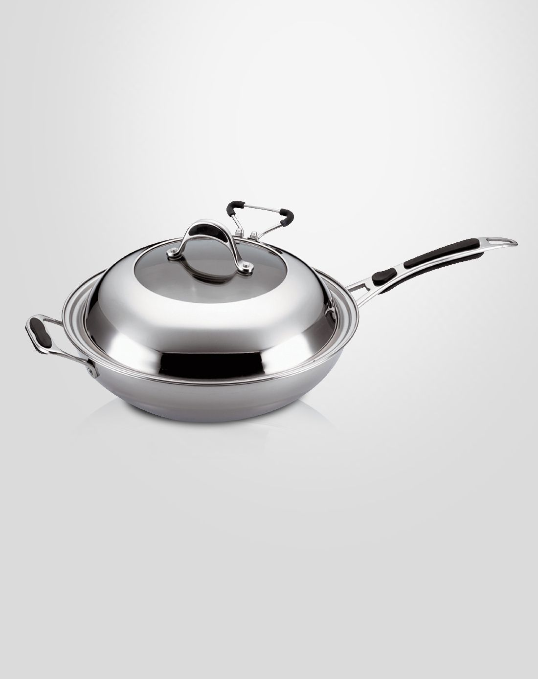 德世朗三层钢铂金炒锅