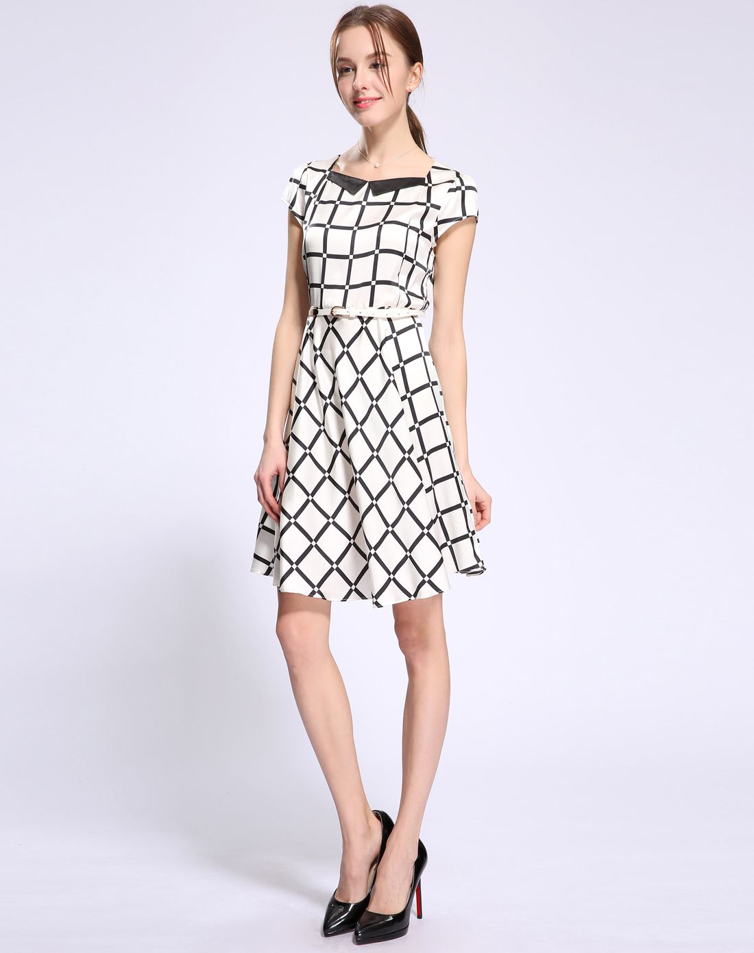 天山tianshan真丝真丝弹力缎连衣裙lt21hm05t803_唯品会