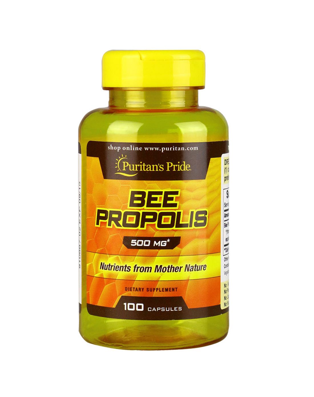 > 美国普丽普莱puritan's pride蜂胶软胶囊 100粒