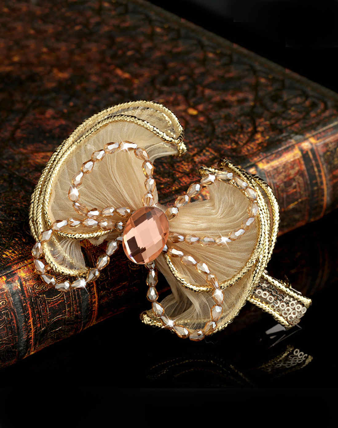 special饰品专场 蝴蝶结发夹情迷洛可可-弹簧夹c32