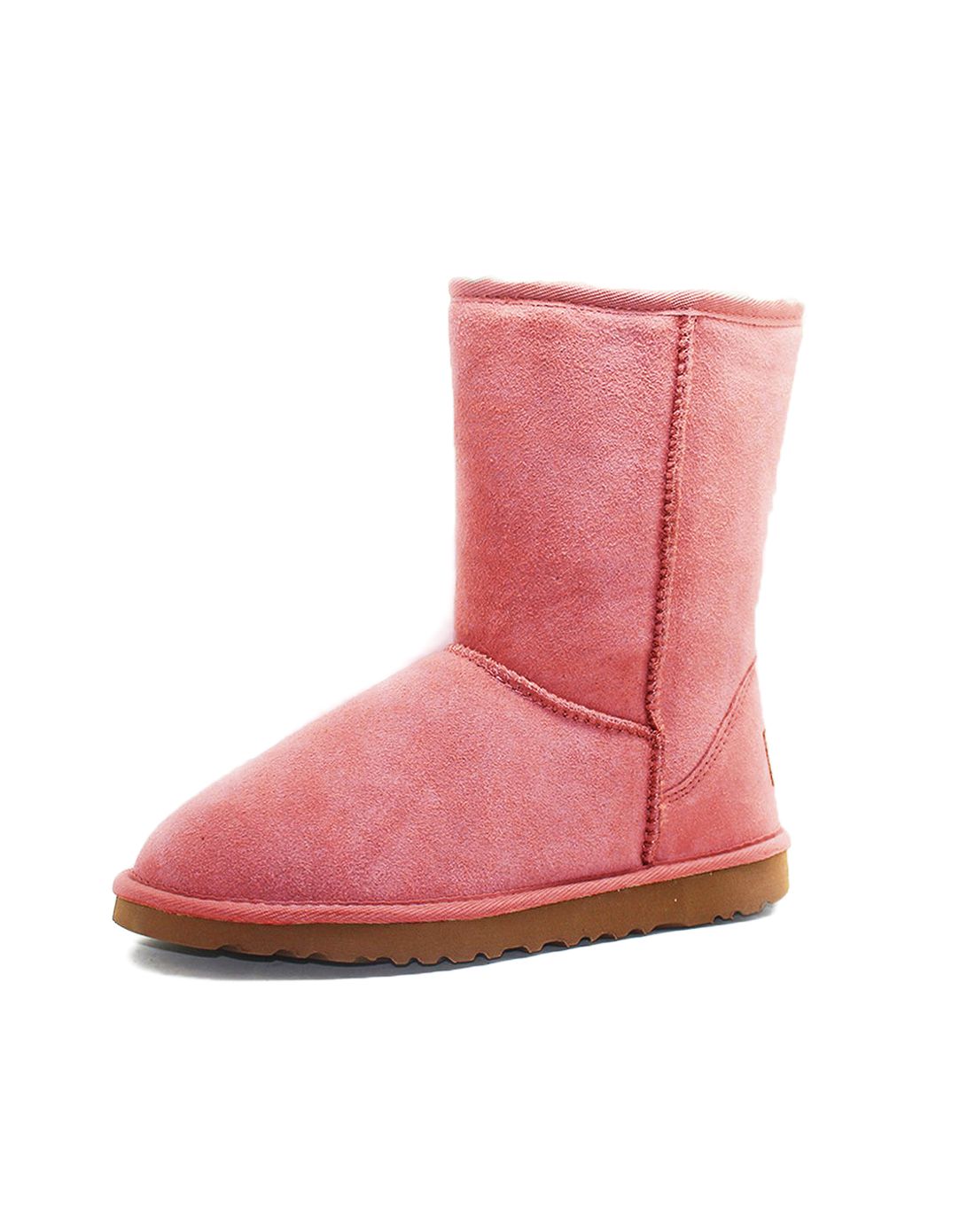 ozlamb ugg 甜美马卡龙可爱粉系列经典中筒雪地靴粉色