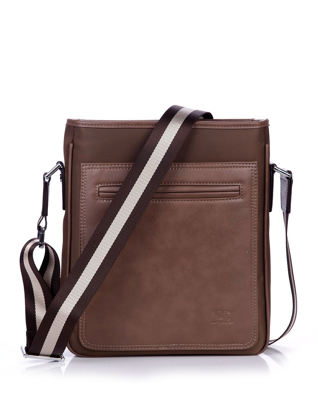 男款卡其色时尚休闲斜挎包