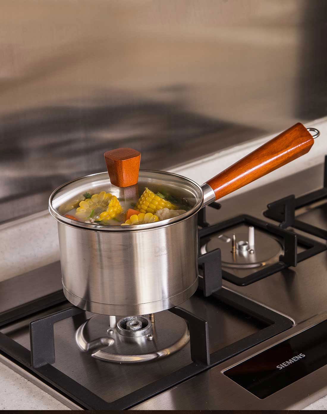 德式工艺 德铂厨具小康家庭一套搞定 威廉斯堡少油烟套装锅dep-292