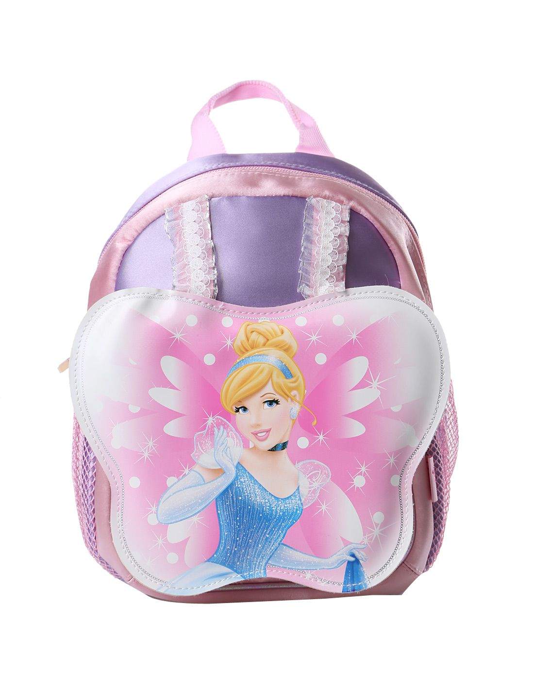 迪士尼公主系列卡通儿童书包紫色