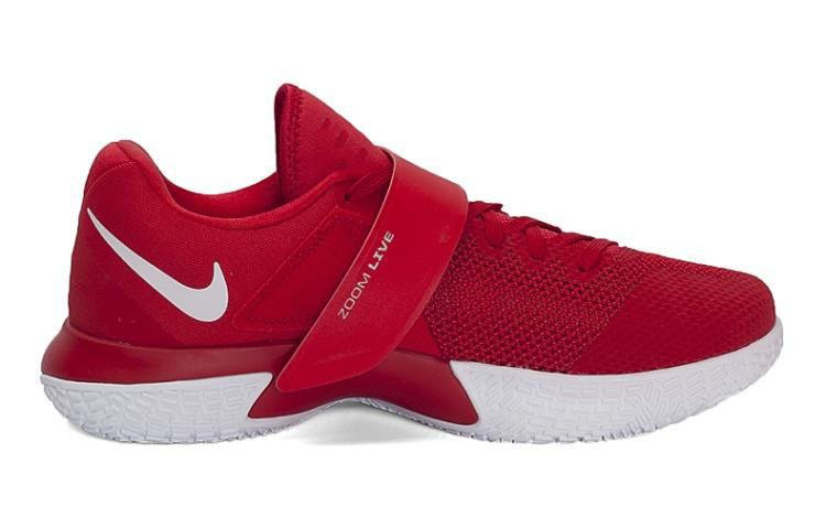 耐克nike zoom live ep 男子红色篮球鞋