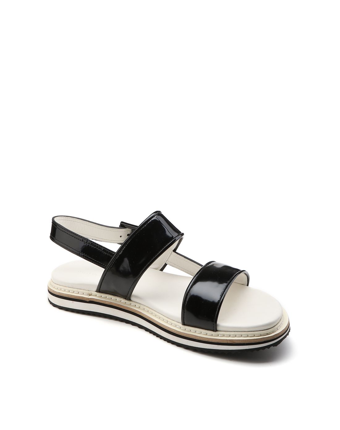 男士夏季军皮凉鞋