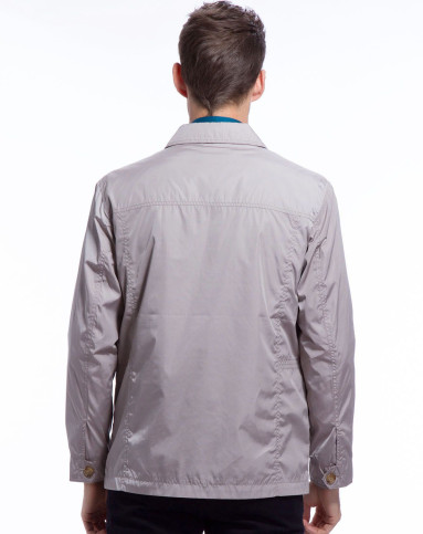 卡其色防风易打理翻领四口袋夹克(标准版)