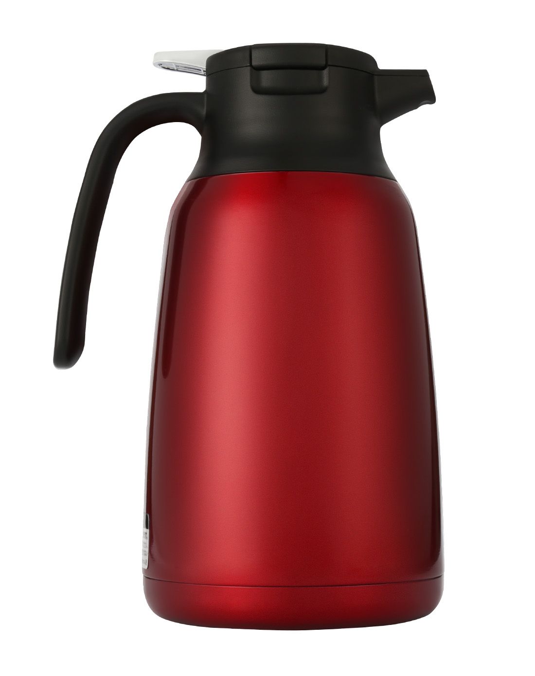 日本孔雀红色1.5l真空保温壶