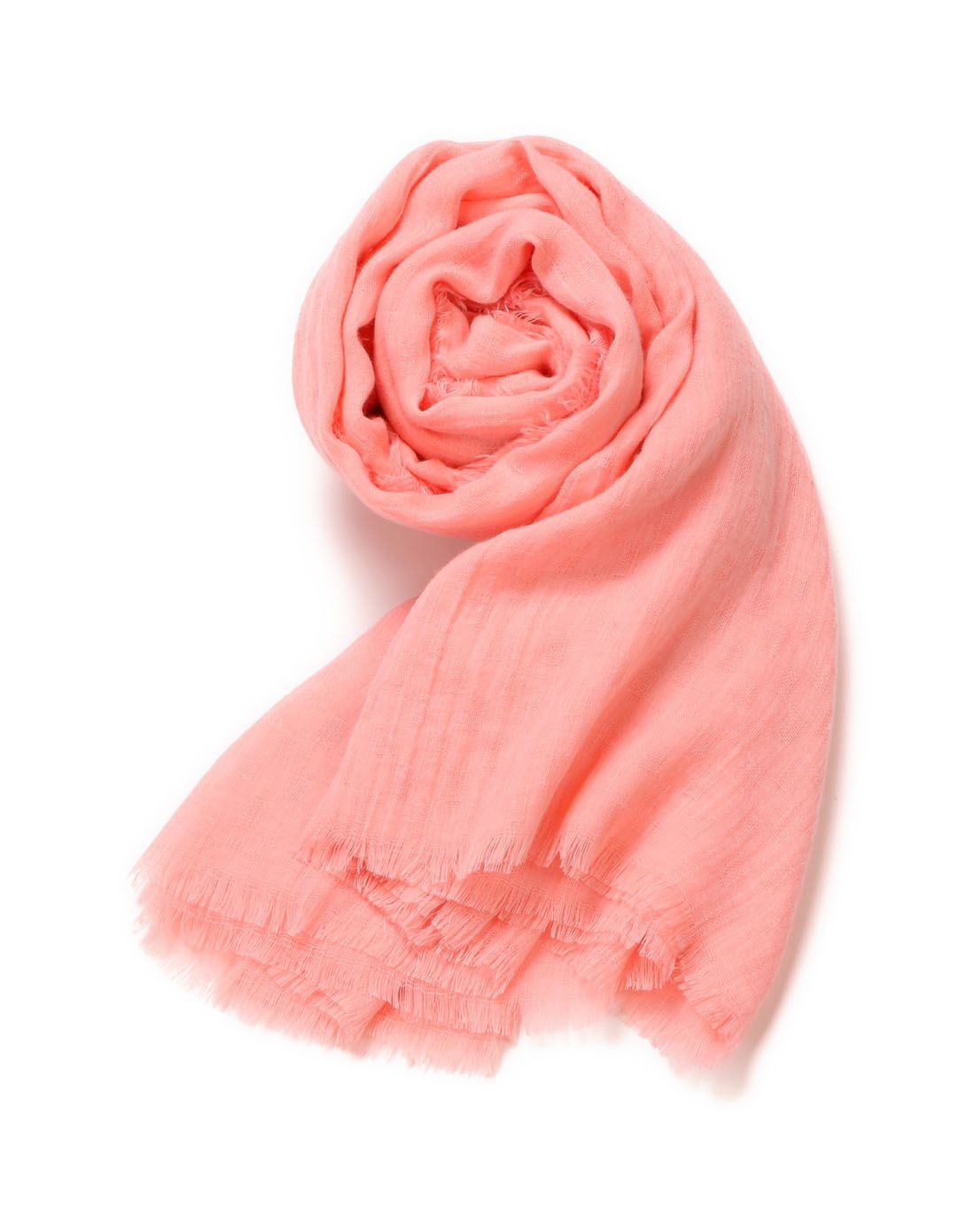 galeries lafayette 浅粉红色斯文淑女针织围巾