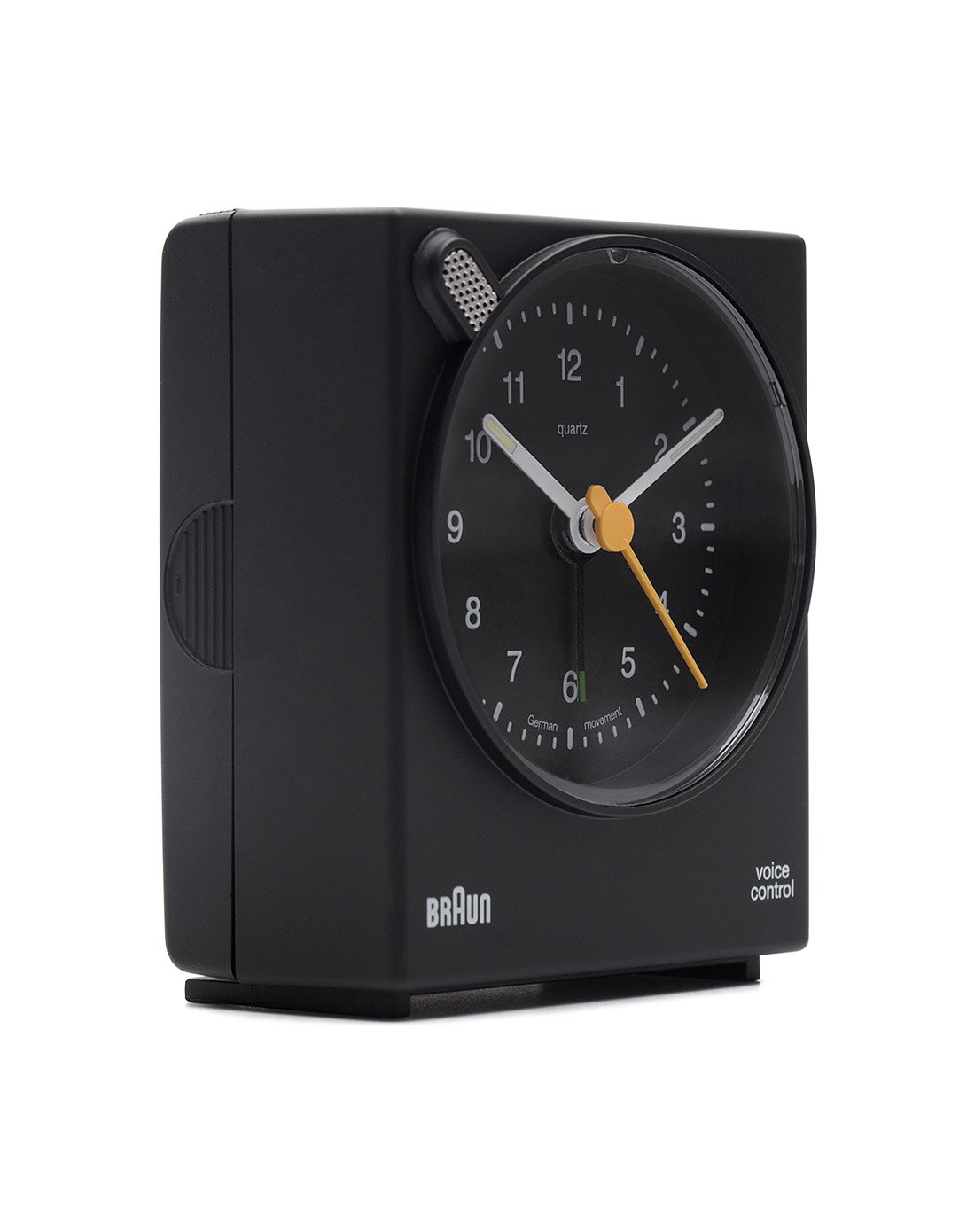 博朗braun经典长方形指针式石英闹钟