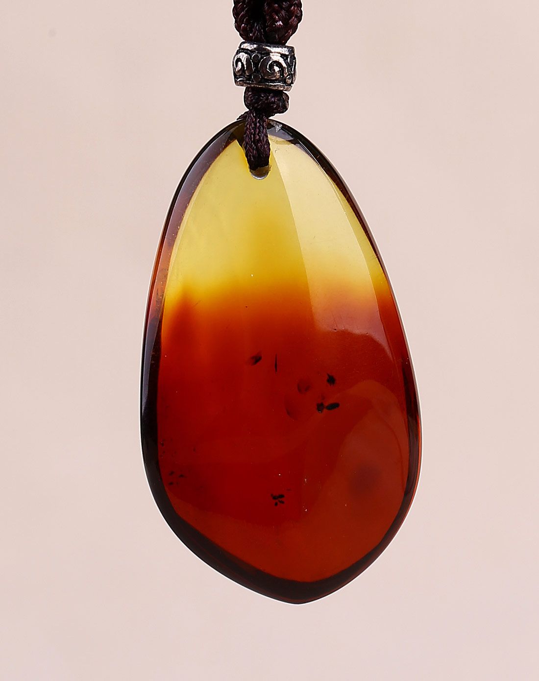 昊天琥珀渐变天然双色珀项链附证书hs1506i0037_唯品会