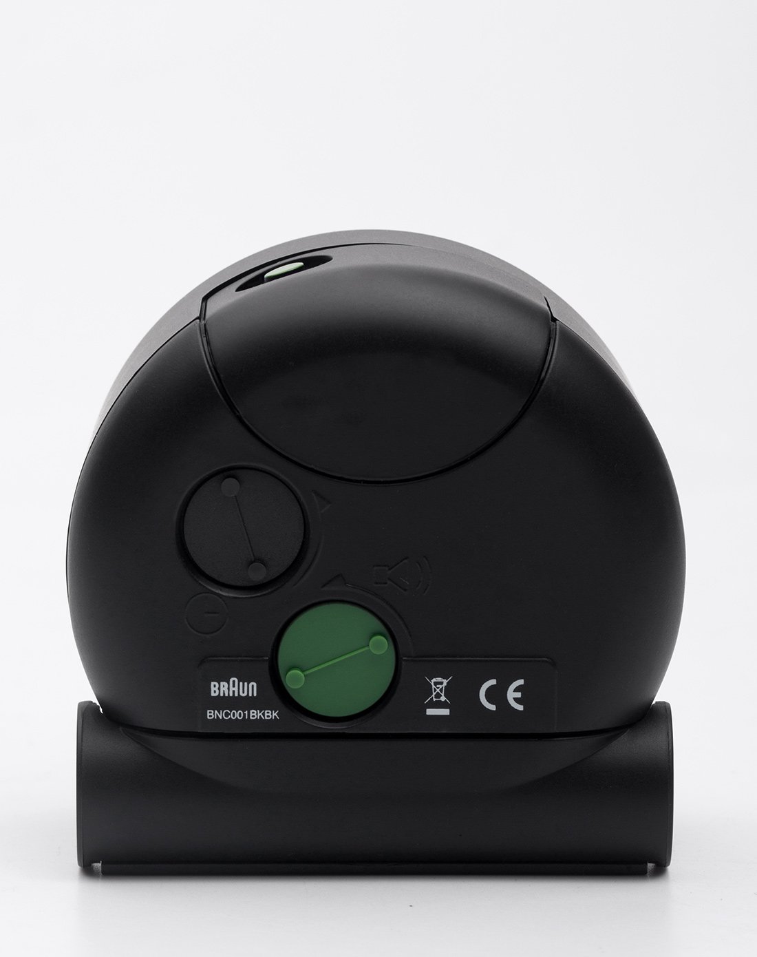 博朗经典圆形指针式石英闹钟