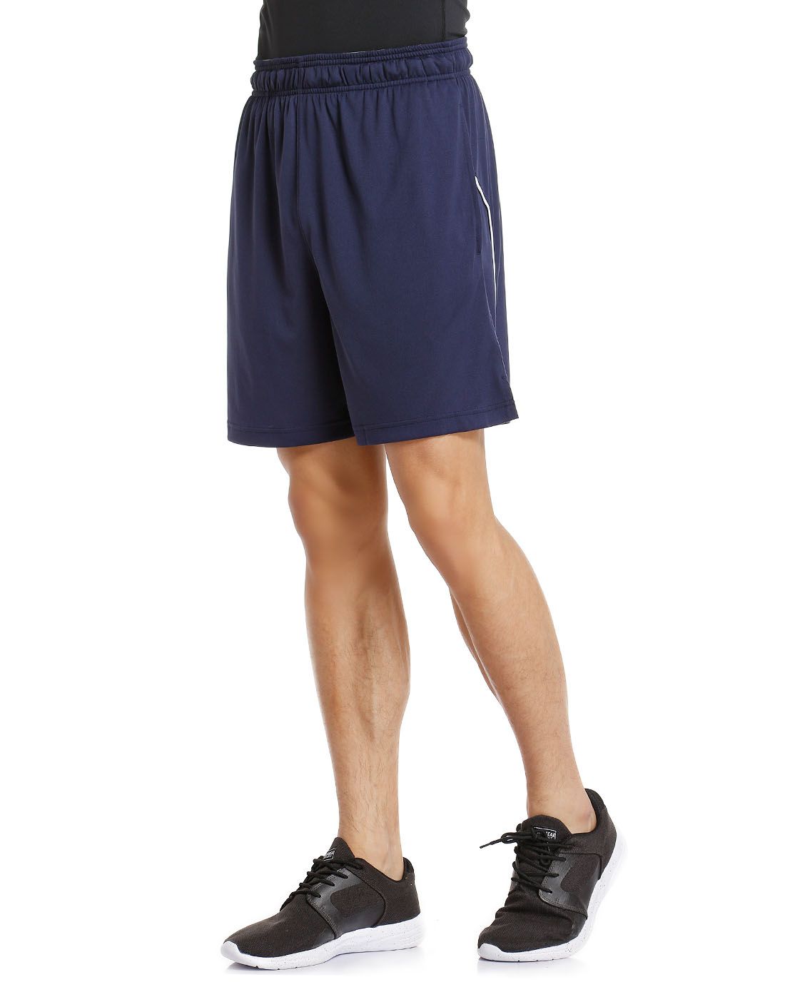 迷人马甲线,全靠装备练-under armour轻薄干爽 男款藏蓝色运动短裤