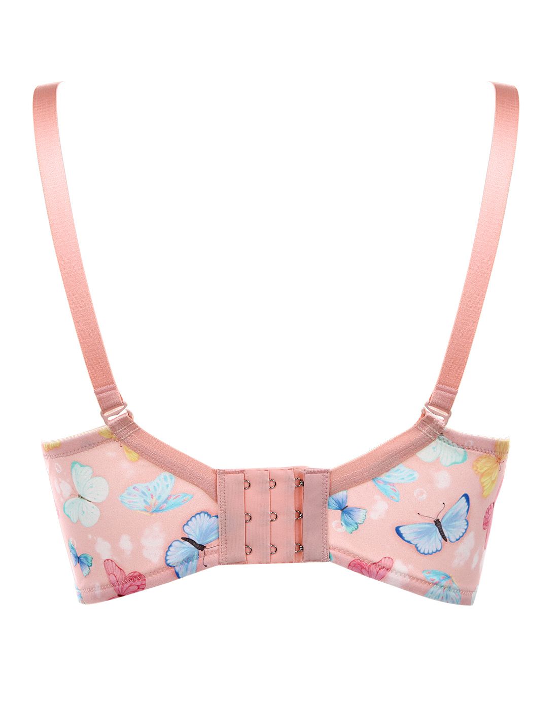 无钢圈印花聚拢无痕文胸套装