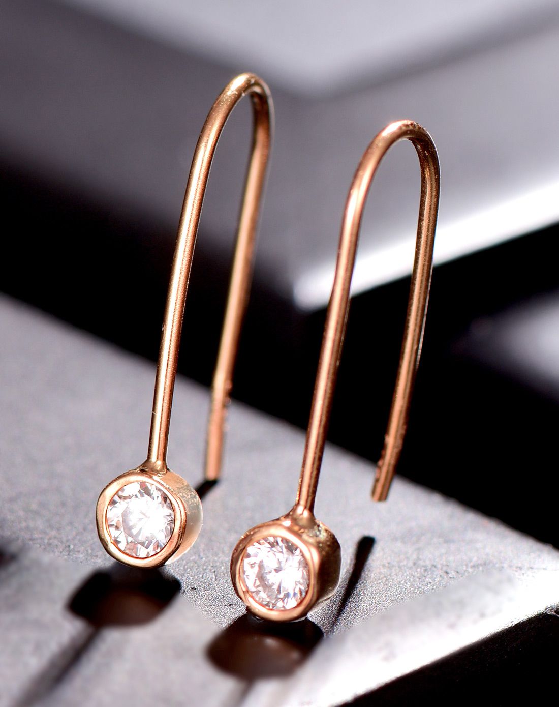 t400 s925银白色女神同款个性u型新品耳钉