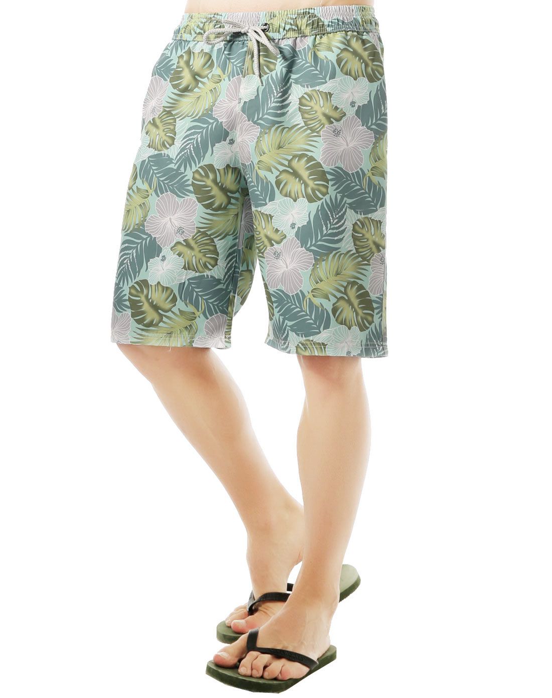 浅蓝男士夏威夷沙滩裤1条装