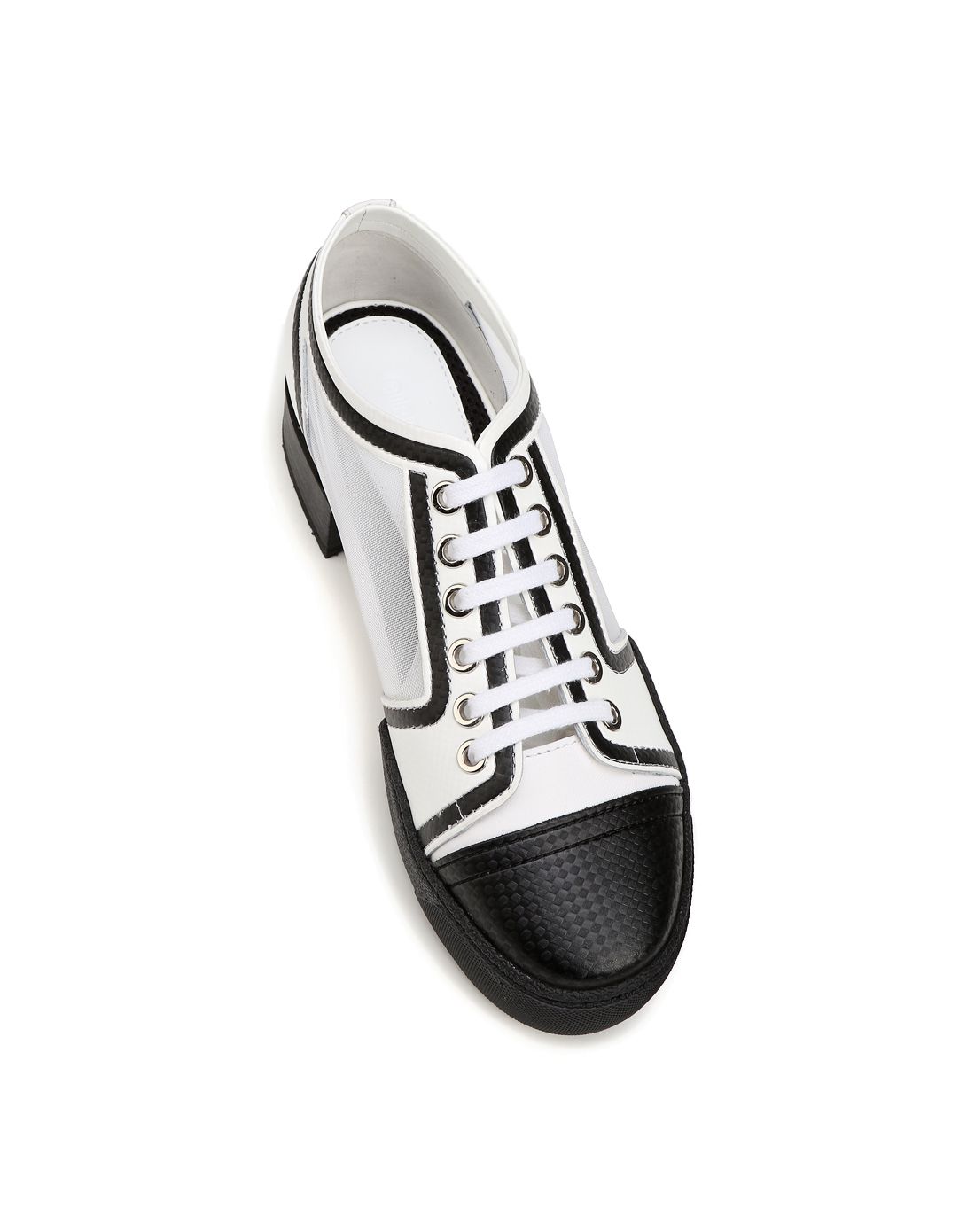 哥弟girdear白/黑色时尚透气休闲鞋