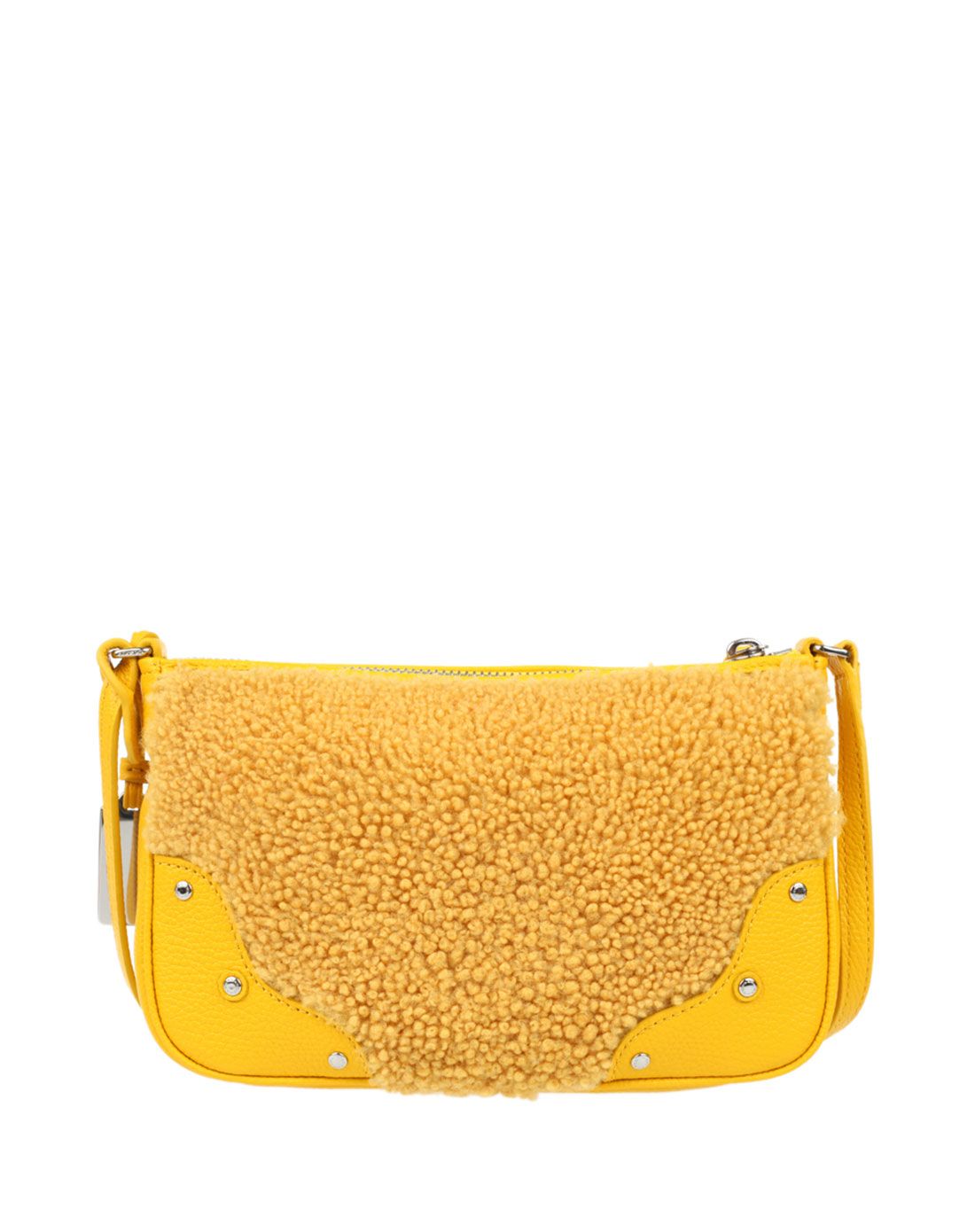 coach包包及配件专场coach女士黄色纯皮羊羔绒斜挎包36490svban_唯品