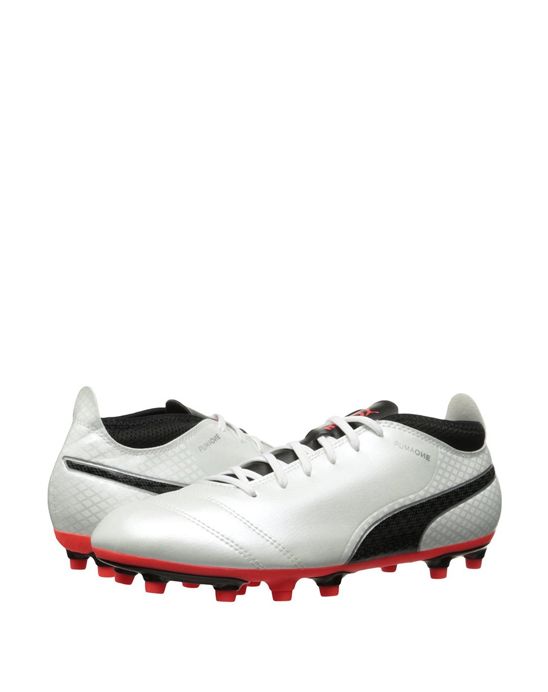 puma one 17.4 fg 白色男式足球鞋