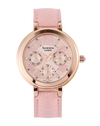 casiosheen系列皮带石英女表