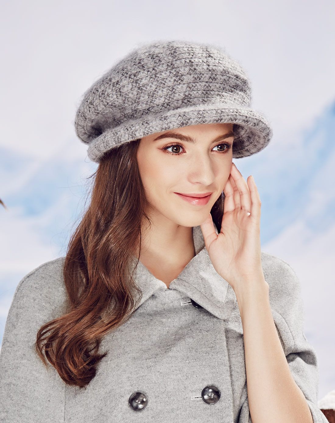 英伦淑女贝雷小盆帽