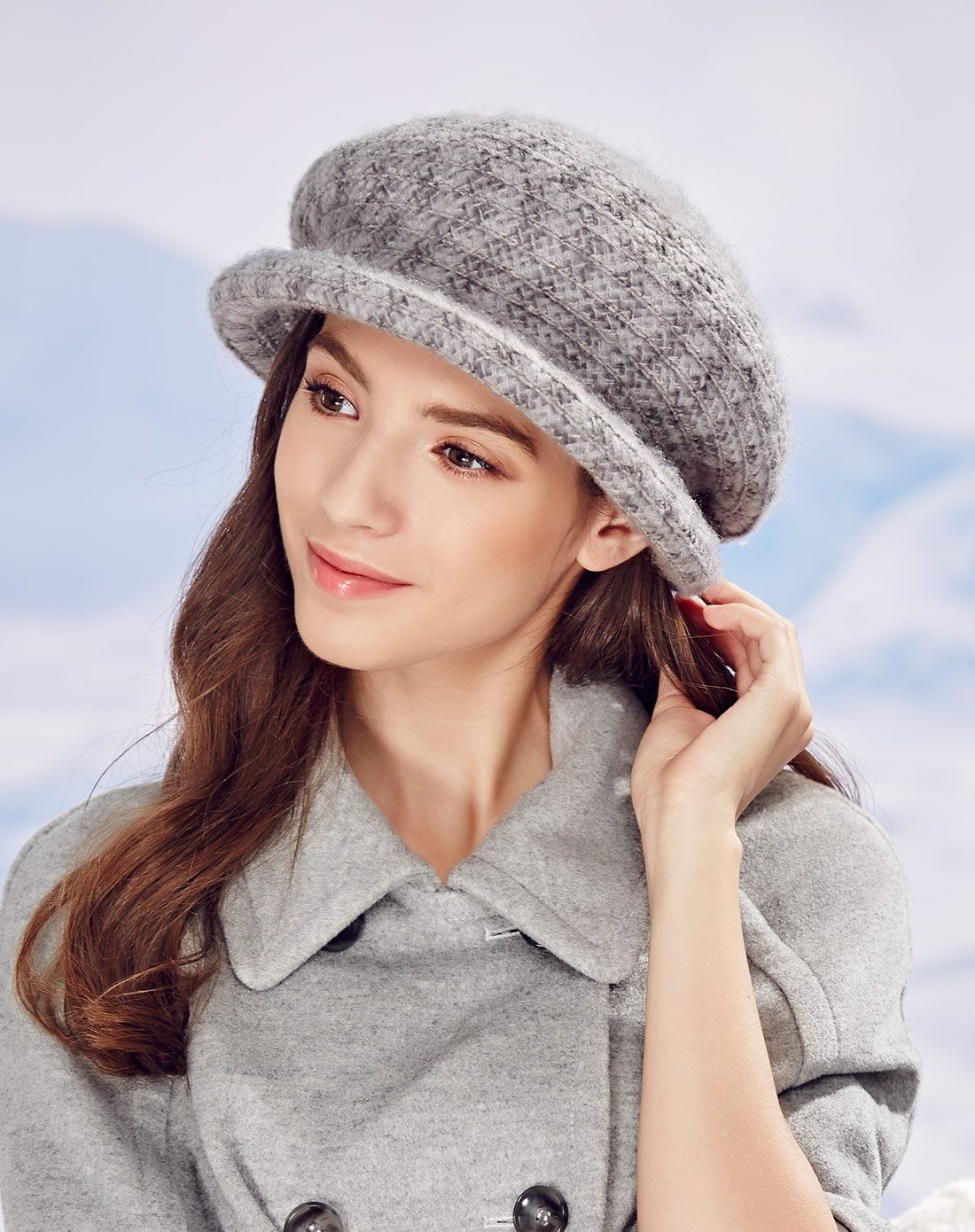 英伦淑女贝雷小盆帽